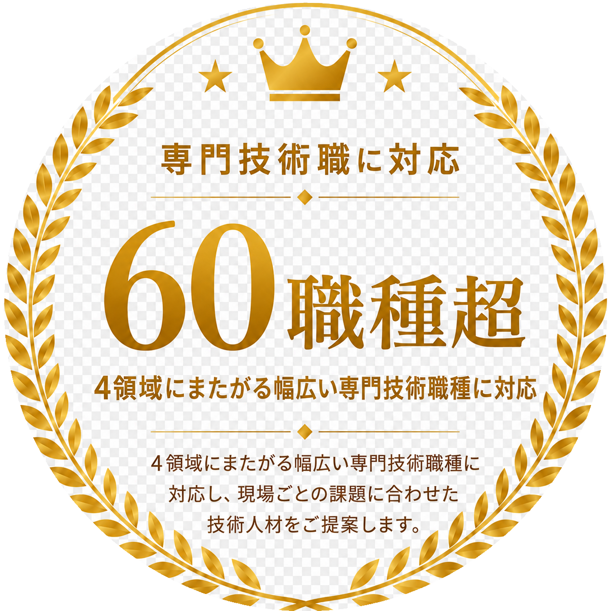 対応職種 60職種